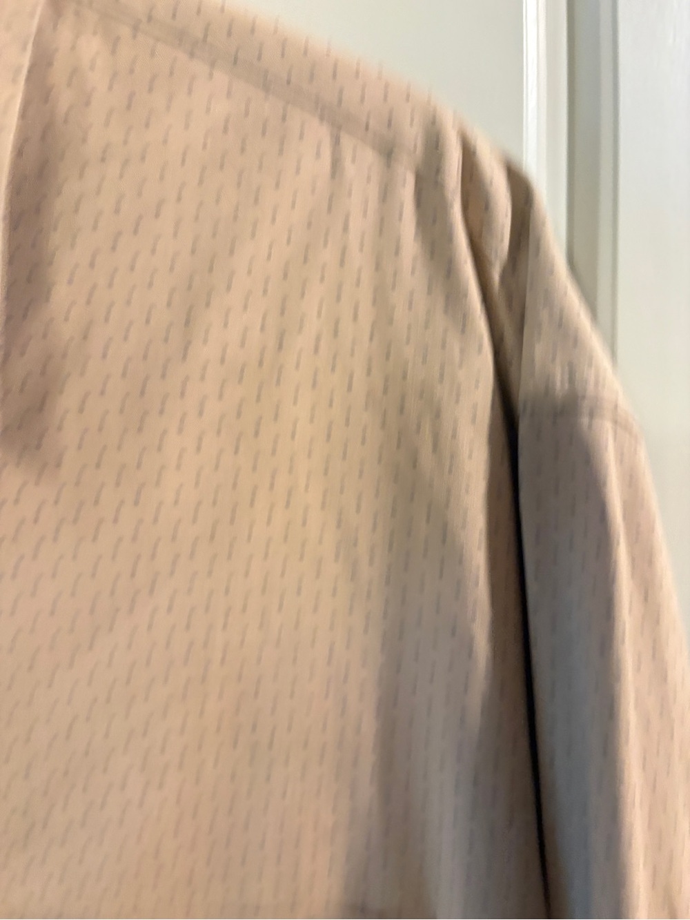 J.Crew Secret Wash Slim Shirt Men’s XL Tan Dots Stretch Button Down - Picture 8 of 13